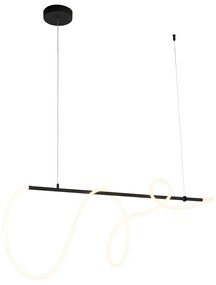 Design hanglamp zwart incl. LED 3-staps dimbaar - Danisha Binnenverlichting Lamp