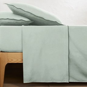 Hoeslaken van 118 draden gewassen katoensatijn, Victor uni