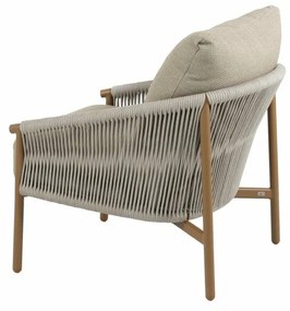 4 Seasons Outdoor Milos loungestoel amber Loungestoel   taupe weerbestendig