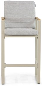Barstoel Aluminium Taupe-naturel-bruin Lifestyle Garden Furniture Faro