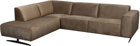 Hoekbank - Lambada - links - velours Juke taupe 12