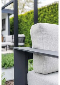 Garden Impressions Malakka loungeset 3 - delig carbon black/valley sand