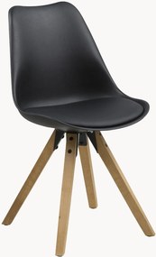 Eetkamerstoelen Dima met kunstleren zitting, 2-delig