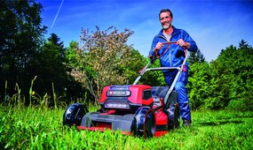 Einhell GP-CM 36/47 S  Li BL Kit 4.0 Ah - Accu Grasmaaier -Ø47 cm - 4 accu's - Power X-Change