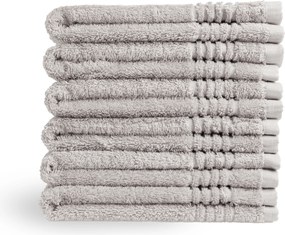 Gastendoek Supreme Collectie - 6 stuks - 30x50 - licht roomgrijs