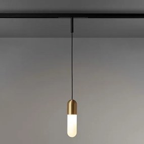 Modular Lighting -  Railverlichting Pista Placebo Geanodiseerd brons  Metaal