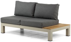 Loungeset 6 personen Aluminium/Teak Taupe Lifestyle Garden Furniture Vittoria