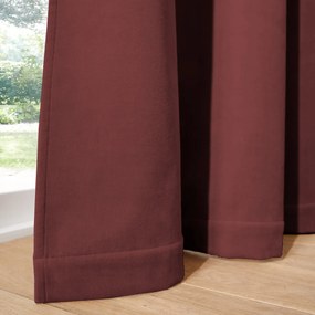 Thermisch gordijn in fluweel met verdekte lussen, Velvet