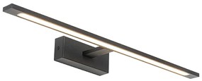 Moderne wandlamp zwart 62 cm incl. LED IP44 - Jerre