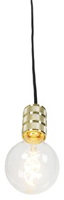 Eettafel / Eetkamer Moderne hanglamp goud met stekker - Cavalux Design, Modern Minimalistisch Binnenverlichting Lamp