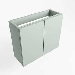 Mondiaz FOWY fonteinonderkast - 60x22x50cm - 2 deuren - push to open - softclose - Greey FOWYTO60Gre2D