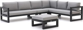 + 10% kassakorting | Hoek loungeset Forza | 6 personen | Loungeset Grijs | Hoekbank Aluminium | Kees Smit Tuinmeubelen