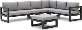 Hoek loungeset Forza  | 6 personen | Loungeset Grijs | Hoekbank Aluminium | Kees Smit Tuinmeubelen