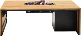 Cosibridge 140 vuurtafel - teak