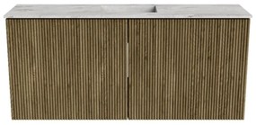 Mondiaz Joya DLux 90cm toiletmeubel dusk met wastafel faye midden zonder kraangat glace
