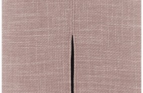 Goossens Stoel Brenda roze stof met armleuning, stijlvol landelijk