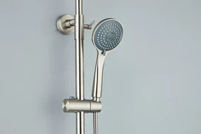 Saniclear Exclusive volledig 304 RVS regendouche opbouw 30cm met 3 standen handdouche