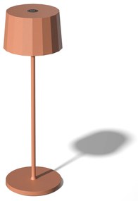 Oplaadbare LED Tafellamp Lido Perzik Oranje