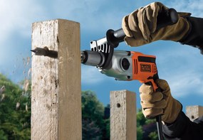 Black &amp; Decker schroef-/klopboormachine KR911K-QS