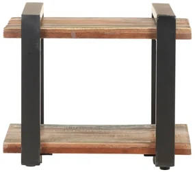 vidaXL Nachtkastje 50x40x40 cm massief gerecycled hout