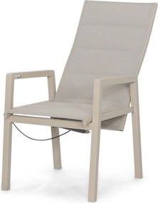 Tuinstoel Aluminium Zand/Beige Essence