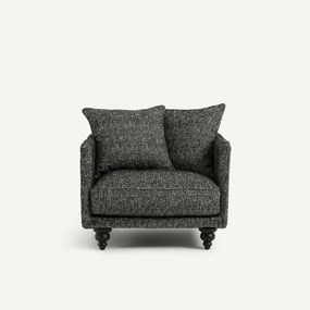 Fauteuil in badstof, LAZARE