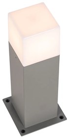 Moderne staande buitenlamp grijs 30 cm IP44 - Denmark