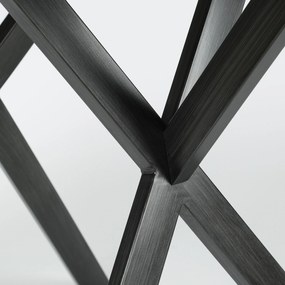 Ronde eettafel 'Nola' 120 cm, 3D-betonlook, kleur grijs