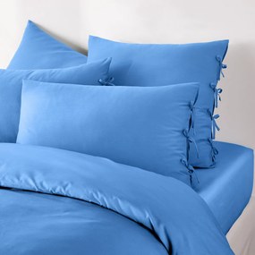 Effen kussensloop te strikken in katoen , Scenario