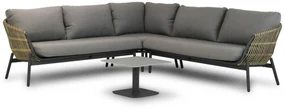 Hoek loungeset 5 personen Aluminium/wicker Taupe  Coco Nathan/Ralph