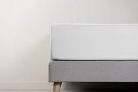 NL BL Emma Topper Cover Sateen 180x210 Lichtgrijs