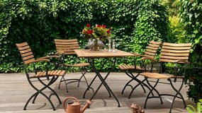 4 Seasons Outdoor Bellini tuinset met Darwin tafel Tuinset   zwart weerbestendig