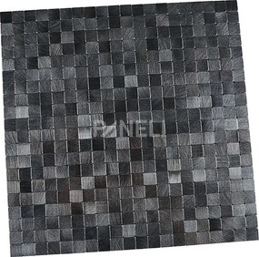 Zelfklevend Mozaiek Quadra Grijs - 30 cm x 30 cm x 0.40 cm | 0.5 kg | Paneli zelfklevende steenstrips