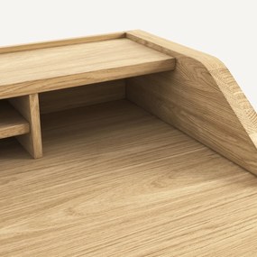Bureau van eikenhout en eikenfineer, Epitre