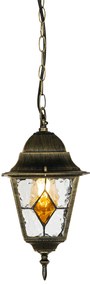 Vintage buiten hanglamp antiek goud - Antigua