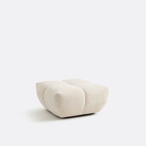 Poef, reliëfstof, L83 cm, Nuria