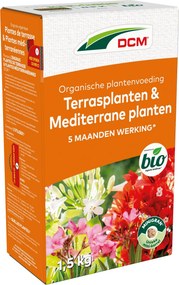 DCM meststof voor terrasplanten &amp; mediterrane planten - 1,5kg - Bio