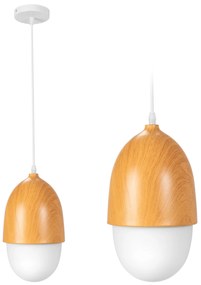 Hangende Plafondlamp Orzeszek Metaal Hout APP952-1CP