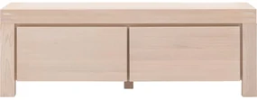 Goossens Tv Meubel Clear, 2 kleppen 45 cm diep