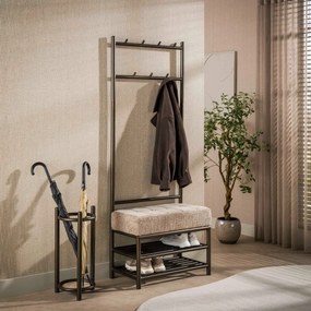 Garderobebank Met Met Haken En Opslag