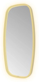 Hotbath &More Contour spiegel deens ovaal 40x80cm geborsteld messing PVD