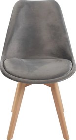 Set 4 Synk Fluwelen Stoelen