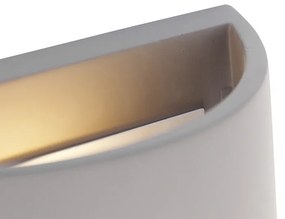 Industriële wandlamp grijs beton - Creil