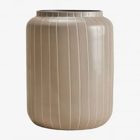 Beker Van Ijzer Bieberlis ↑30 Cm & Tapioca Beige - Sklum