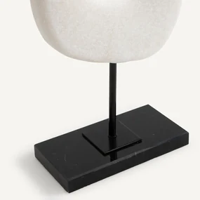 Sculptuur in polyhars H52,5 cm, Mineral