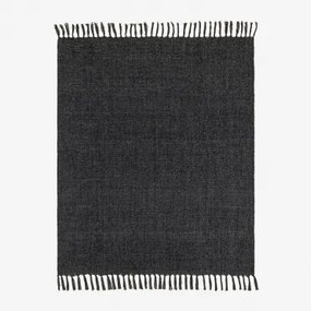 Manta Plaid Van Chenilla Maidina Grijs – Grafiet - Sklum