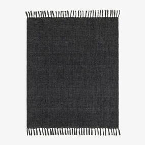 Manta Plaid Van Chenilla Maidina Grijs – Grafiet - Sklum