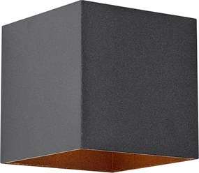 Buiten wandlamp zwart incl. LED IP65 met dimlicht en solar - Charlene