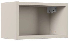 Comad Cashmere half hoge open kast 35x20cm taupe