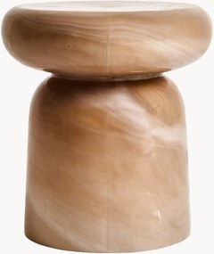 Ronde glazen bijzettafel Gilau